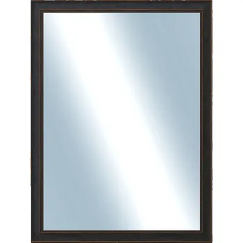 Zrcadlo DANTIK - Zarámované zrcadlo - rozměr s rámem cca 60x80 cm z lišty ANDRÉ velká černá (3154)