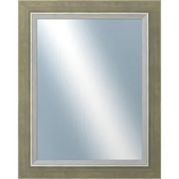 Zrcadlo DANTIK - Zarámované zrcadlo - rozměr s rámem cca 40x50 cm z lišty AMALFI zelená (3115)