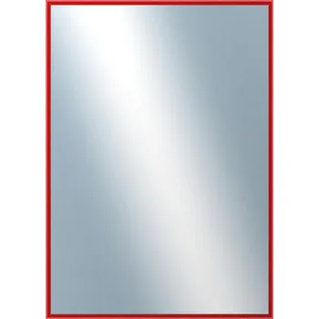 Koupelnový nábytek DANTIK - Zarámované zrcadlo - rozměr s rámem cca 50x70 cm z lišty Hliník červená P269-210 (7269210)
