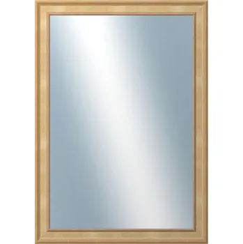 Zrcadlo DANTIK - Zarámované zrcadlo - rozměr s rámem cca 50x70 cm z lišty TOOTH malá zlatá (3161)