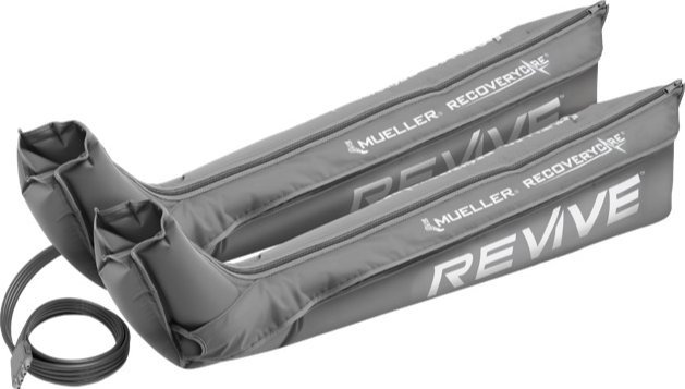 Revive™ - lymfodrenážní kompresní návleky na nohy - 8 komor (pár) Velikost návleku: L