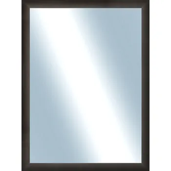 Zrcadlo DANTIK - Zarámované zrcadlo - rozměr s rámem cca 60x80 cm z lišty LEDVINKA tmavě hnědá (1442)