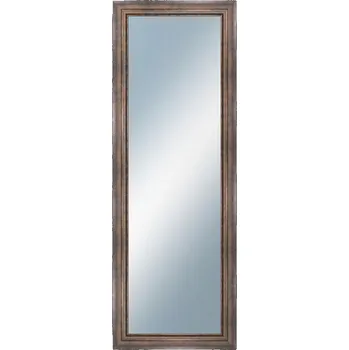 Zrcadlo DANTIK - Zarámované zrcadlo - rozměr s rámem cca 50x140 cm z lišty TRITON široký měď antik (2951)