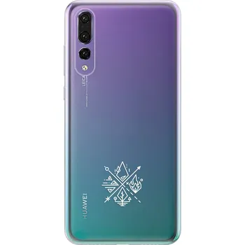 Pouzdro na mobilní telefon Odolné silikonové pouzdro iSaprio - čiré - Elements - Huawei P20 Pro