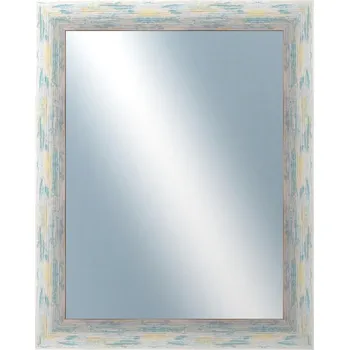 Zrcadlo DANTIK - Zarámované zrcadlo - rozměr s rámem cca 40x50 cm z lišty PAINT zelená velká (2964)