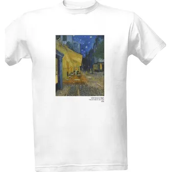 Pánské oblečení Tričko s potiskem Café Terrace at Night pánské