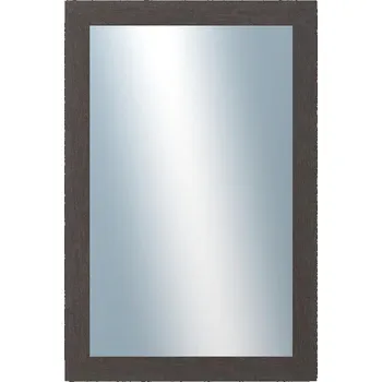 Zrcadlo DANTIK - Zarámované zrcadlo - rozměr s rámem cca 40x60 cm z lišty RETRO tmavě šedá (2529)