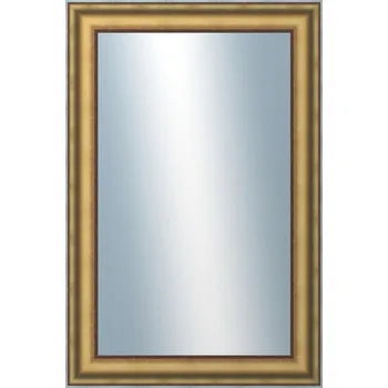 Zrcadlo DANTIK - Zarámované zrcadlo - rozměr s rámem cca 40x60 cm z lišty DOPRODEJ|METAL AU prohlá velká (3022)