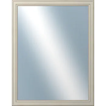Zrcadlo DANTIK - Zarámované zrcadlo - rozměr s rámem cca 70x90 cm z lišty STEP bílá (3018)