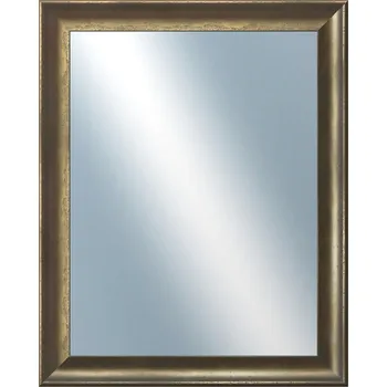 Zrcadlo DANTIK - Zarámované zrcadlo - rozměr s rámem cca 40x50 cm z lišty Ferrosa bronzová (3143)