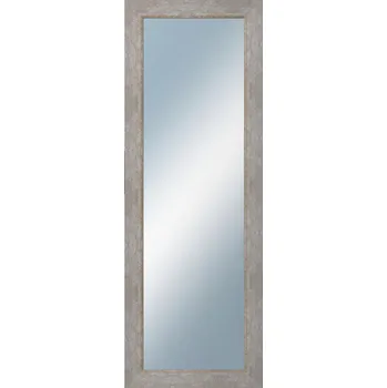 Zrcadlo DANTIK - Zarámované zrcadlo - rozměr s rámem cca 50x140 cm z lišty TOMAS bílá velká (3032)