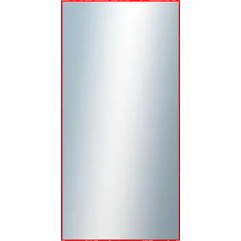 Koupelnový nábytek DANTIK - Zarámované zrcadlo - rozměr s rámem cca 50x100 cm z lišty Hliník červená | P01-098 (7001098)