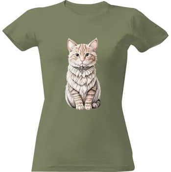 Dámské tričko Tričko s potiskem Kočička 1 dámské