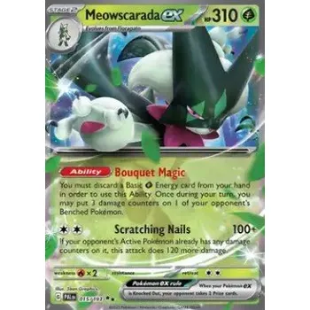Karetní hra Pokémon PAL 015/193 Meowscarada ex - Paldea Evolved