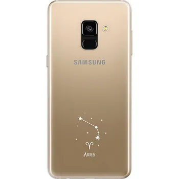 Odolné silikonové pouzdro iSaprio - čiré - Beran - Samsung Galaxy A8 2018