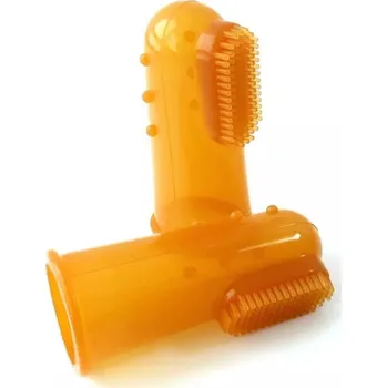 Zubní kartáček Surtep Animals Super měkký zubní kartáček pro mazlíčky 5,4cm Barva: Oranžová