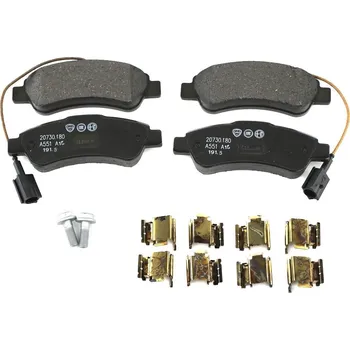 Brzdová destička Brzdové destičky Fiat Ducato od 2011 zadní, 2-snímače, s příslušenstvím, typ BOSCH, 77366679