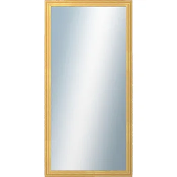 Zrcadlo DANTIK - Zarámované zrcadlo - rozměr s rámem cca 50x100 cm z lišty LYON zlatá (2703)