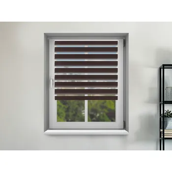 Roleta FEXI Zatemňovací Roleta Den a noc, Originál, Kakao, E 095 v POLO kazetě, 150x30 cm