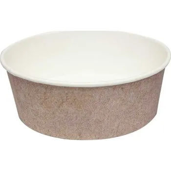 Jednorázové nádobí miska na salát papírová 1 100 ml, standardní potisk (50 ks/balení)