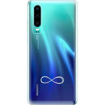 Odolné silikonové pouzdro iSaprio - čiré - Infinity - Huawei P30