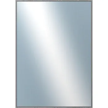 Koupelnový nábytek DANTIK - Zarámované zrcadlo - rozměr s rámem cca 50x70 cm z lišty Hliník šedá drás. | P269-223 (7269223)