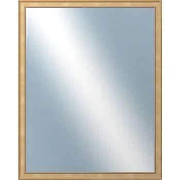 Zrcadlo DANTIK - Zarámované zrcadlo - rozměr s rámem cca 80x100 cm z lišty TOOTH malá zlatá (3161)