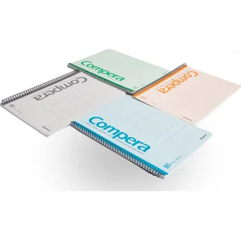 Comix Kroužkový poznámkový blok B5 Compera 50 listů CSB5507 Barva: Modrá