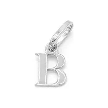 Přívěsek Přívěsek z bílého zlata, písmeno B 0,20g