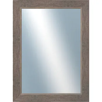 Zrcadlo DANTIK - Zarámované zrcadlo - rozměr s rámem cca 60x80 cm z lišty TOMAS šedá velká (3030)