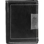 Leonardo Verrelli Pánská peněženka z pravé kůže černá