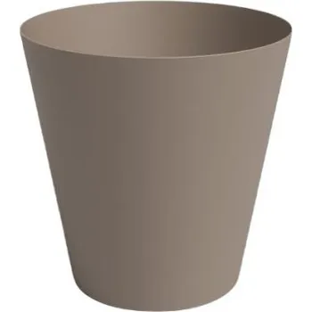 Květináč Plastový obal na květináč PORTO, průměr 16.3 cm, taupe