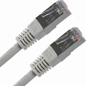 Síťový kabel Síťový LAN kabel FTP Cat.5e RJ45/RJ45 KB150ASS01 15 m šedý