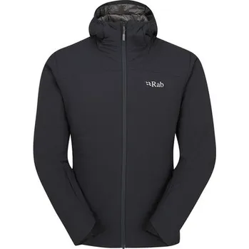 Rab Xenair Alpine Light Jacket, ebony (zinc) - pánská lehká izolační bunda s kapucí XL + Doprava zdarma