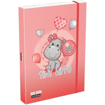 Set školních potřeb LIZZY box na sešity A4 Lollipop Thiny Hippo 24 492210