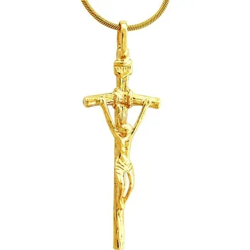 Přívěsek Zlatý přívěsek - kříž - Z-6