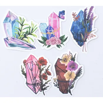 samolepka Milujeme Kameny Krystaly VI.- sada samolepek SAM11 401260