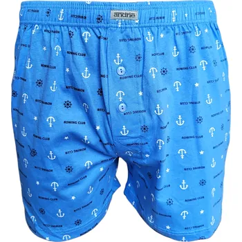 Trenýrky Andrie PS 5822 světle modré pánské trenýrky Barva: modrá světlá, Velikost: 3XL