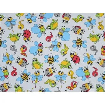 Papírový ubrousek Šatoli.cz Bavlněný ubrousek na svačinu Včelky