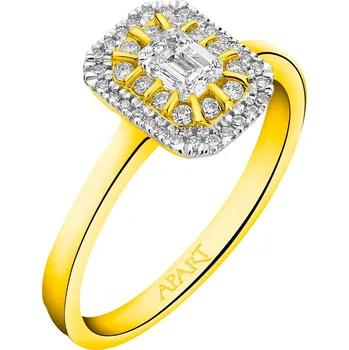 Prsten Zlatý prsten s diamanty - 0,40 ct - ryzost 585 - 157.225