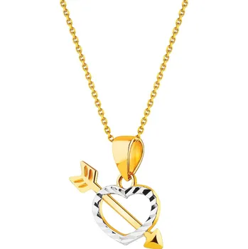 Přívěsek Zlatý přívěsek - srdce - AP533-2503