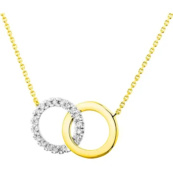 Náhrdelník Zlatý náhrdelník s diamanty - 0,10 ct - ryzost 585 - 220.486