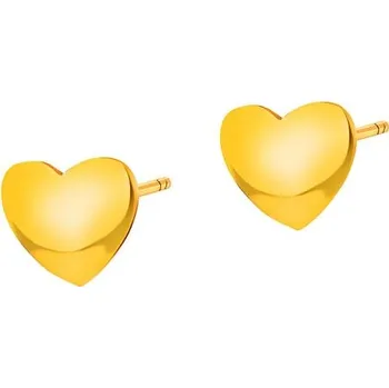 Náušnice Zlaté náušnice - srdce - AP533-4769