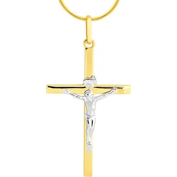 Přívěsek Zlatý přívěsek - kříž - AP16-123