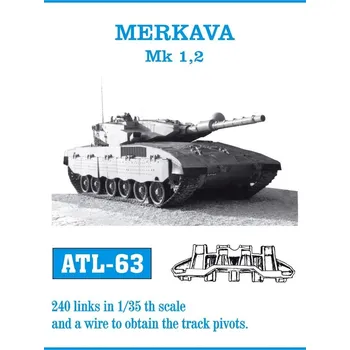 Plastikový model 1/35 ATL-063 MERKAVA Mk 1,2 - Friul Model