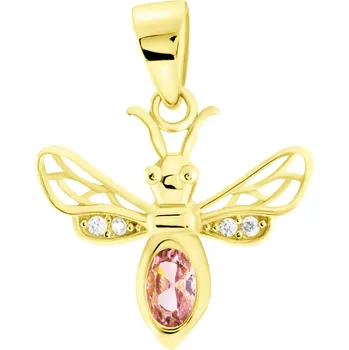 Přívěsek GEMMAX Zlatý přívěsek Světluška – zlatý šperk ryzosti 585/1000 v Dárkovém balení s Certifikátem GLPYR-02757