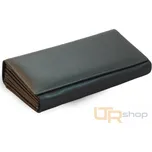 2401 A kožená číšnická peněženka Arwel - Černá