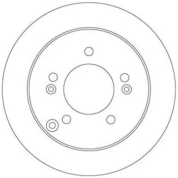 Brzdový kotouč Brzdový kotouč TRW DF6919
