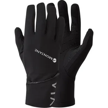 Rukavice Montane Via Shift Glove black - běžecké větruodolné rukavice L