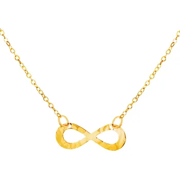 Náhrdelník Zlatý náhrdelník, anker - nekonečno - AP530-4118